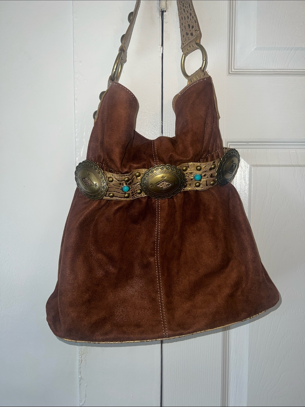 Kathy van Zeke and bag